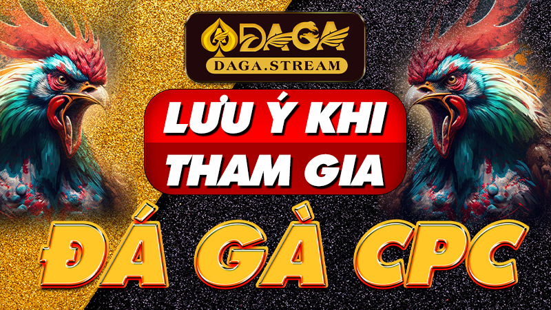 Lưu ý khi tham gia đá gà CPC1