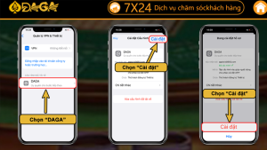 Cách cài đặt app daga vào mobile
