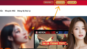 Nhấn vào nút đăng ký để mở tài khoản